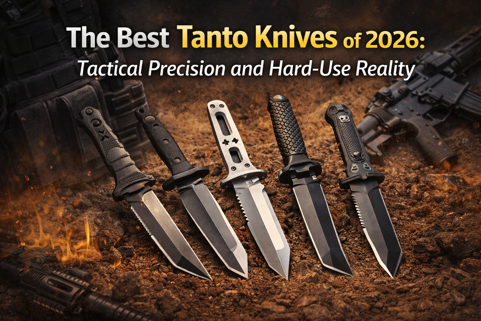 Best Tanto Knives of 2026 Tactical Precision and Hard Use Reality