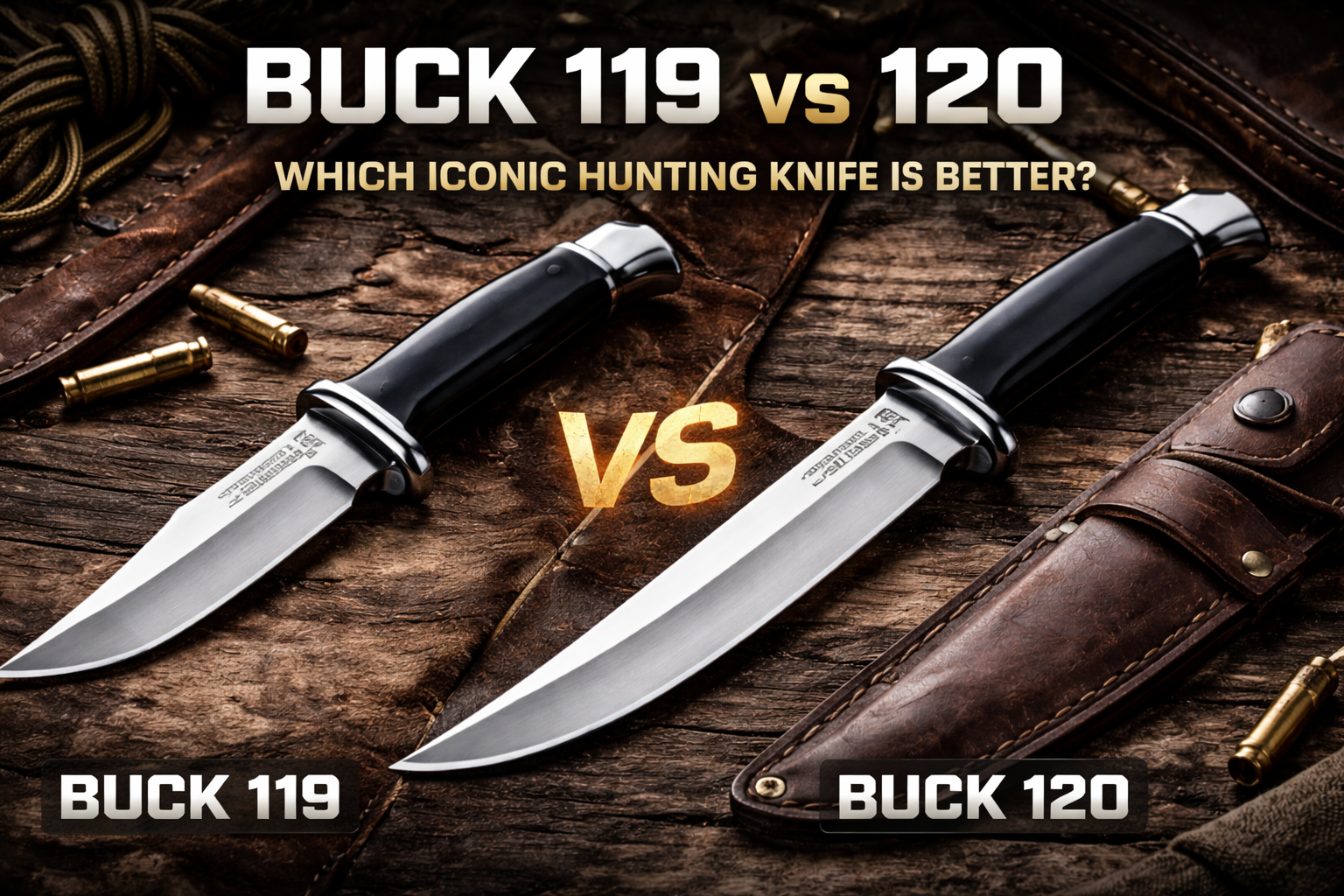 Buck 119 vs 120 Which Iconic Hunting Knife is Better