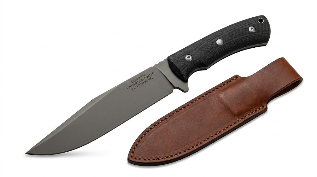 8-Inch DC53 Bowie Knife