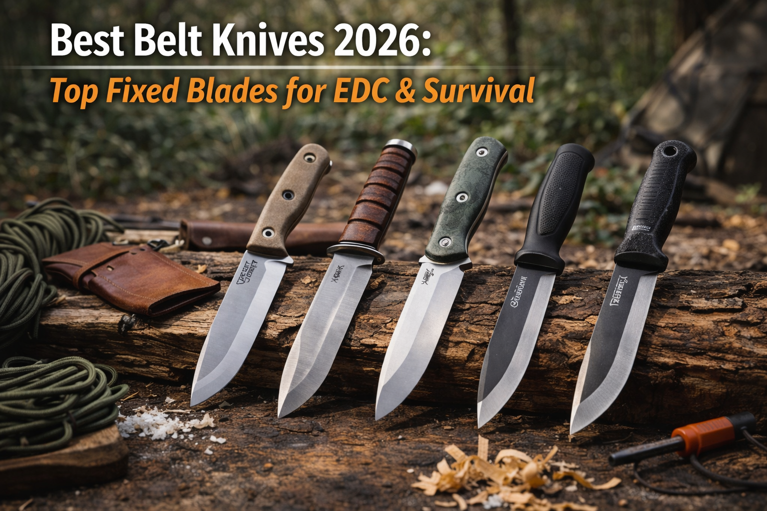 Best Belt Knives 2026: Top Fixed Blades for EDC & Survival