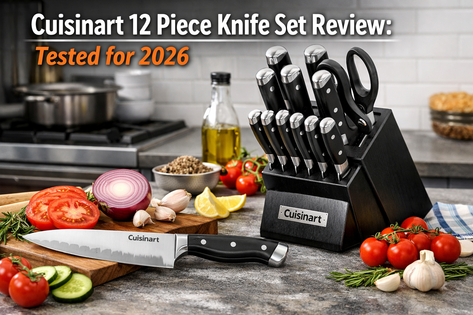 Cuisinart 12 Piece Knife Set Review: Tested for 2026