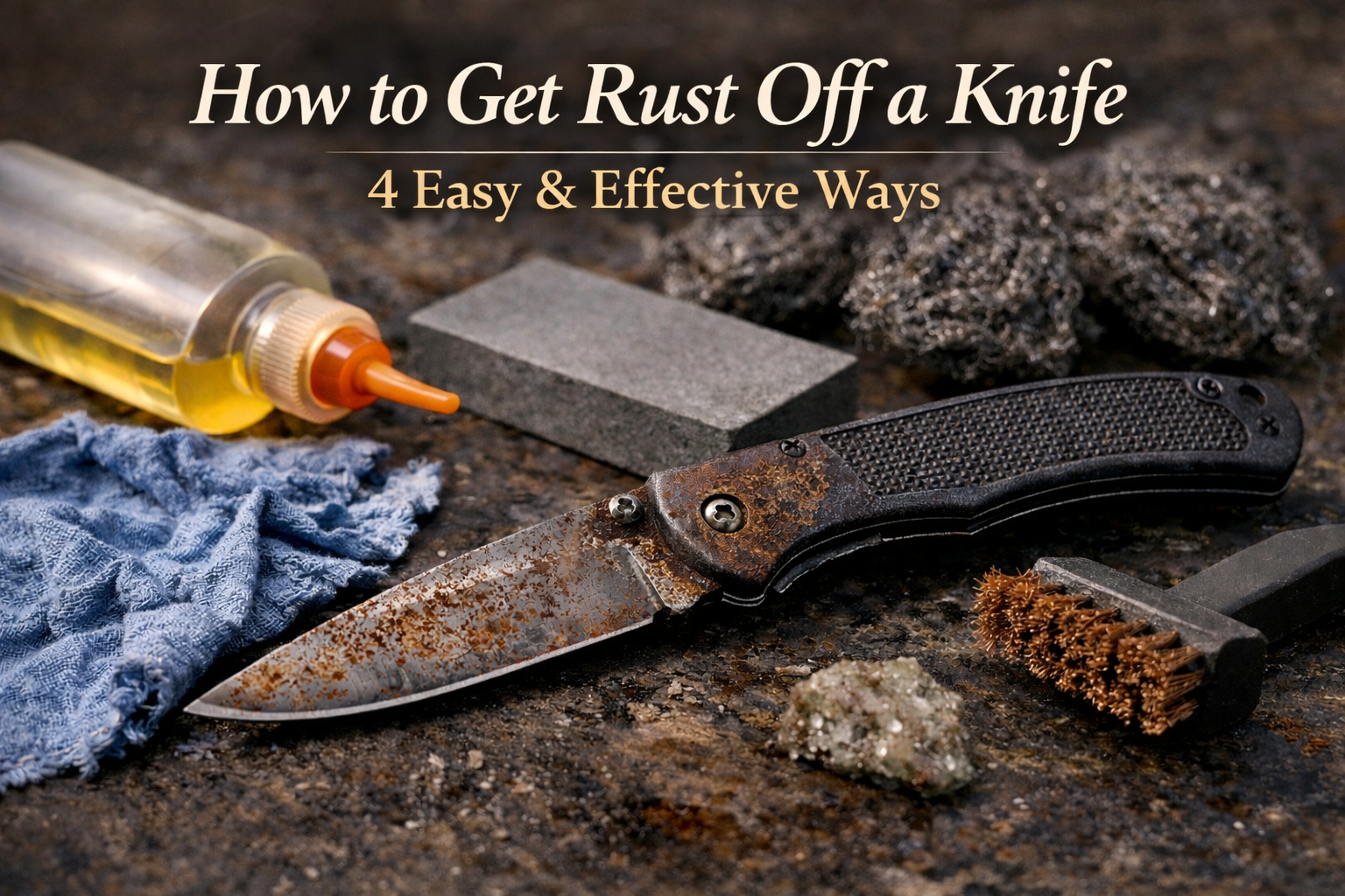How to Get Rust Off a Knife: 4 Easy & Effective Ways