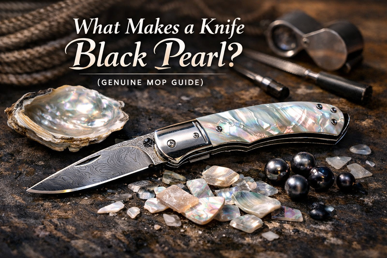 What Makes a Knife Black Pearl Genuine MOP Guide