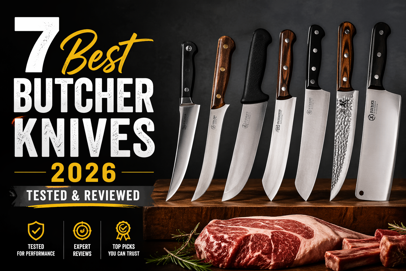 7 Best Butcher Knives 2026: Tested & Reviewed