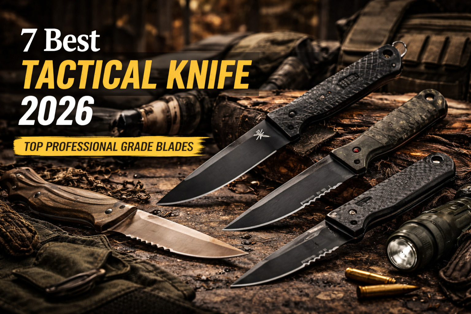 7 Best Tactical Knife 2026: Top Professional Grade Blades