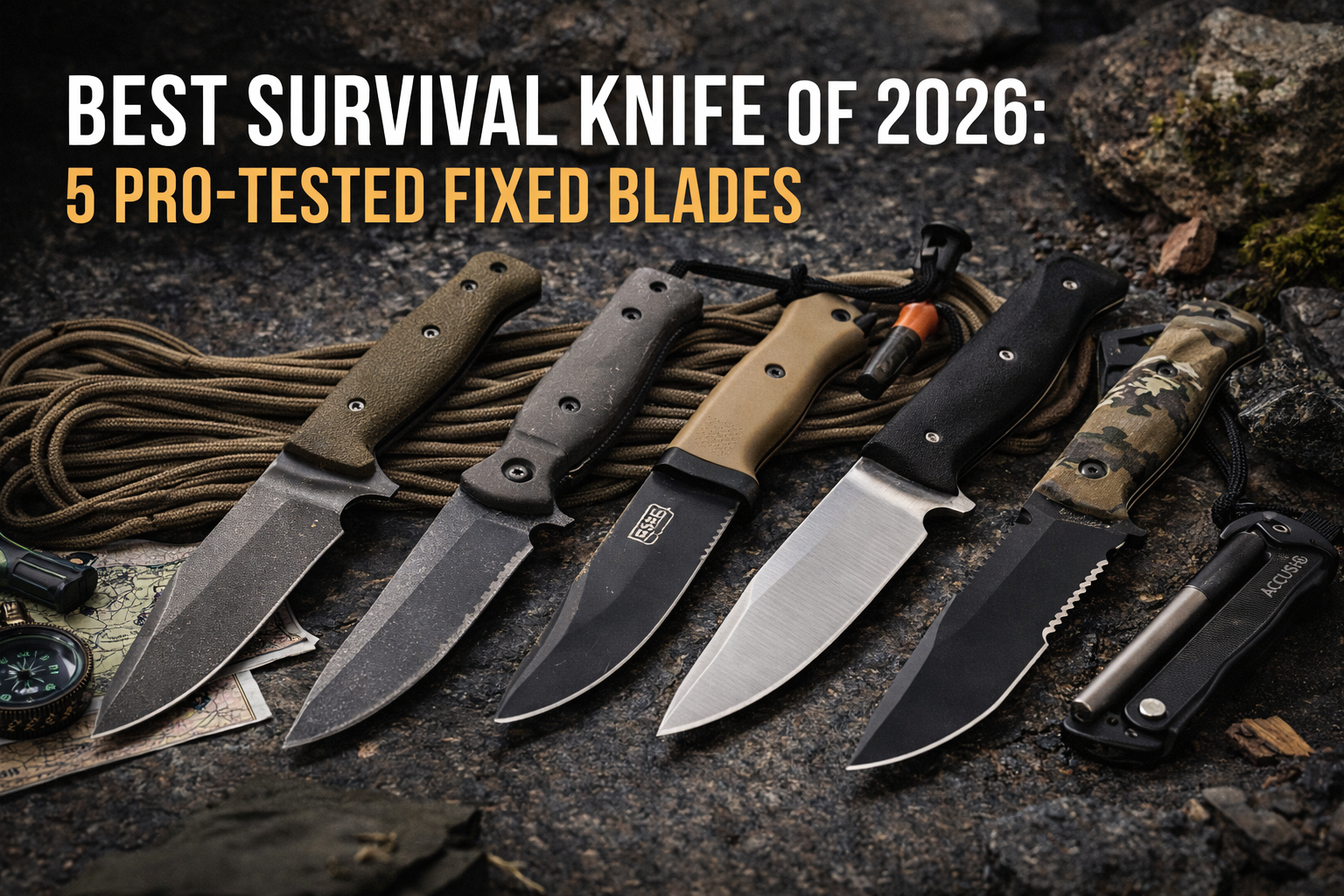 Best Survival Knife of 2026: 5 Pro-Tested Fixed Blades