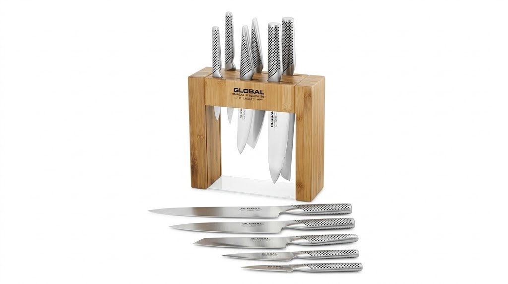 Global 7-piece Ikasu Knife Block Set