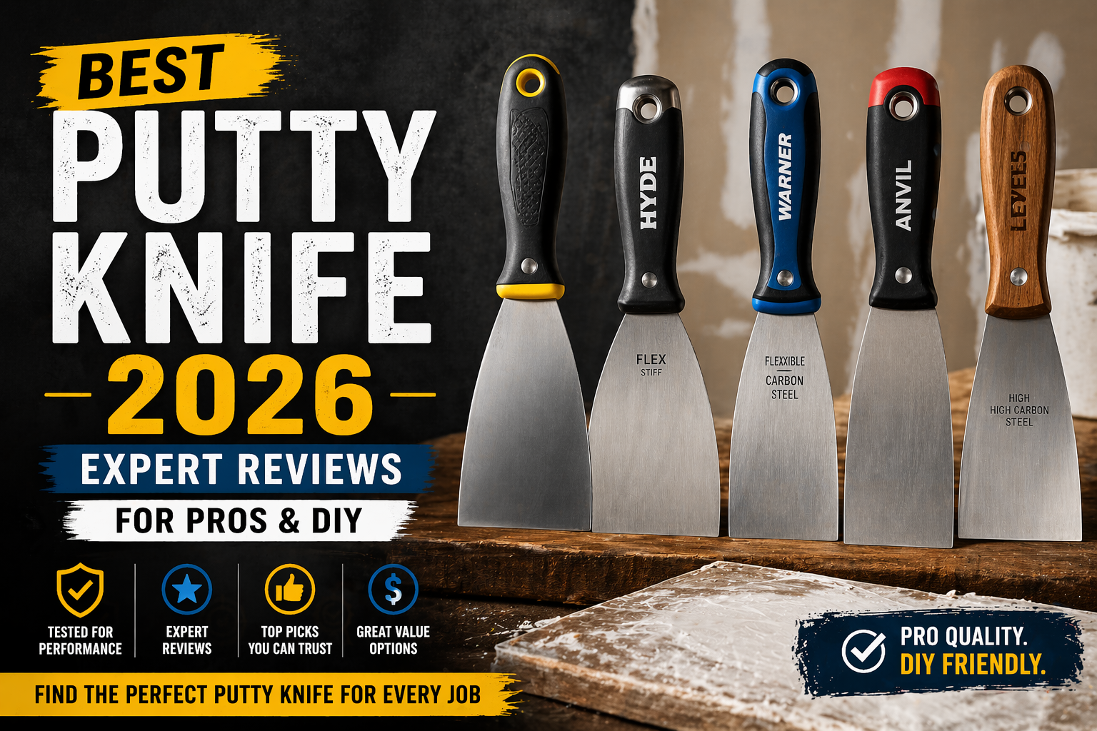 Best Putty Knife 2026: Expert Reviews for Pros & DIY