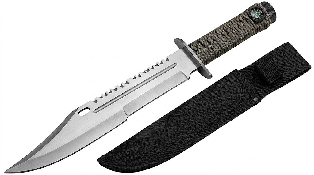 Snake Eye Tactical Fix Blade Rambo Style Survival Hunting Knife