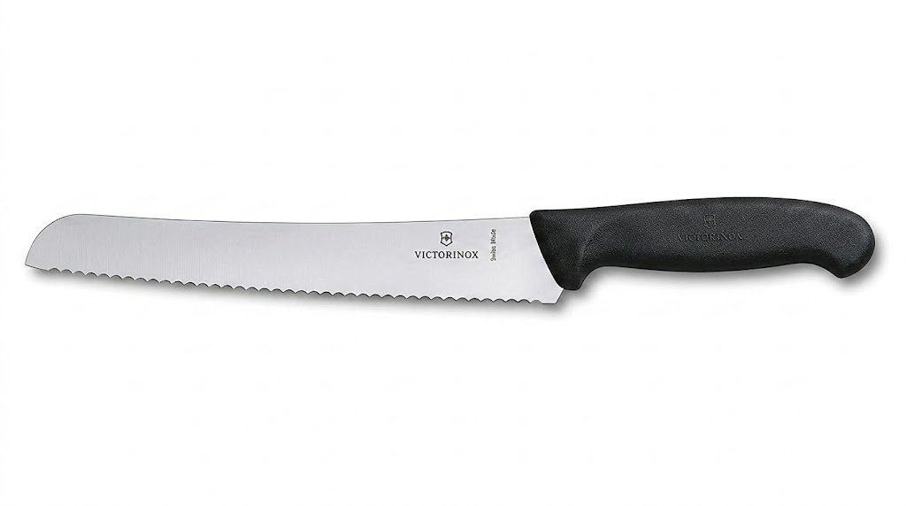 Victorinox Fibrox 10.25-Inch Bread Knife with Serrated Edge and Black Handle
