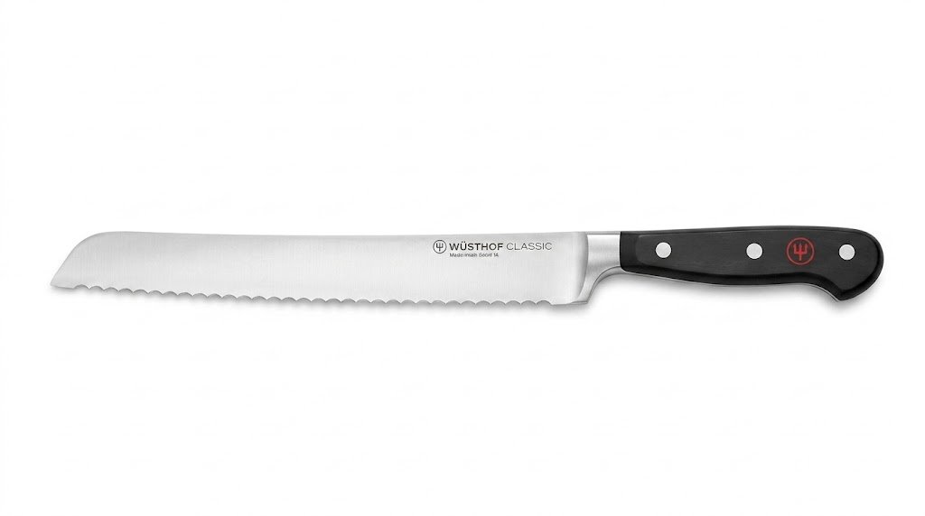 WÜSTHOF Classic 9" Bread Knife, Silver