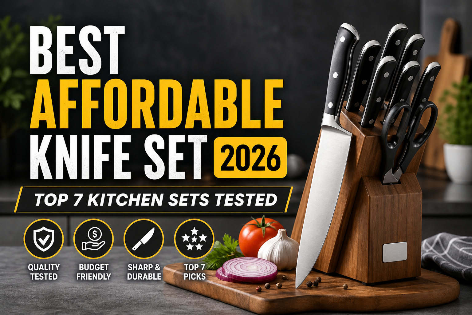 Best Affordable Knife Set 2026: Top 7 Kitchen Sets Tested