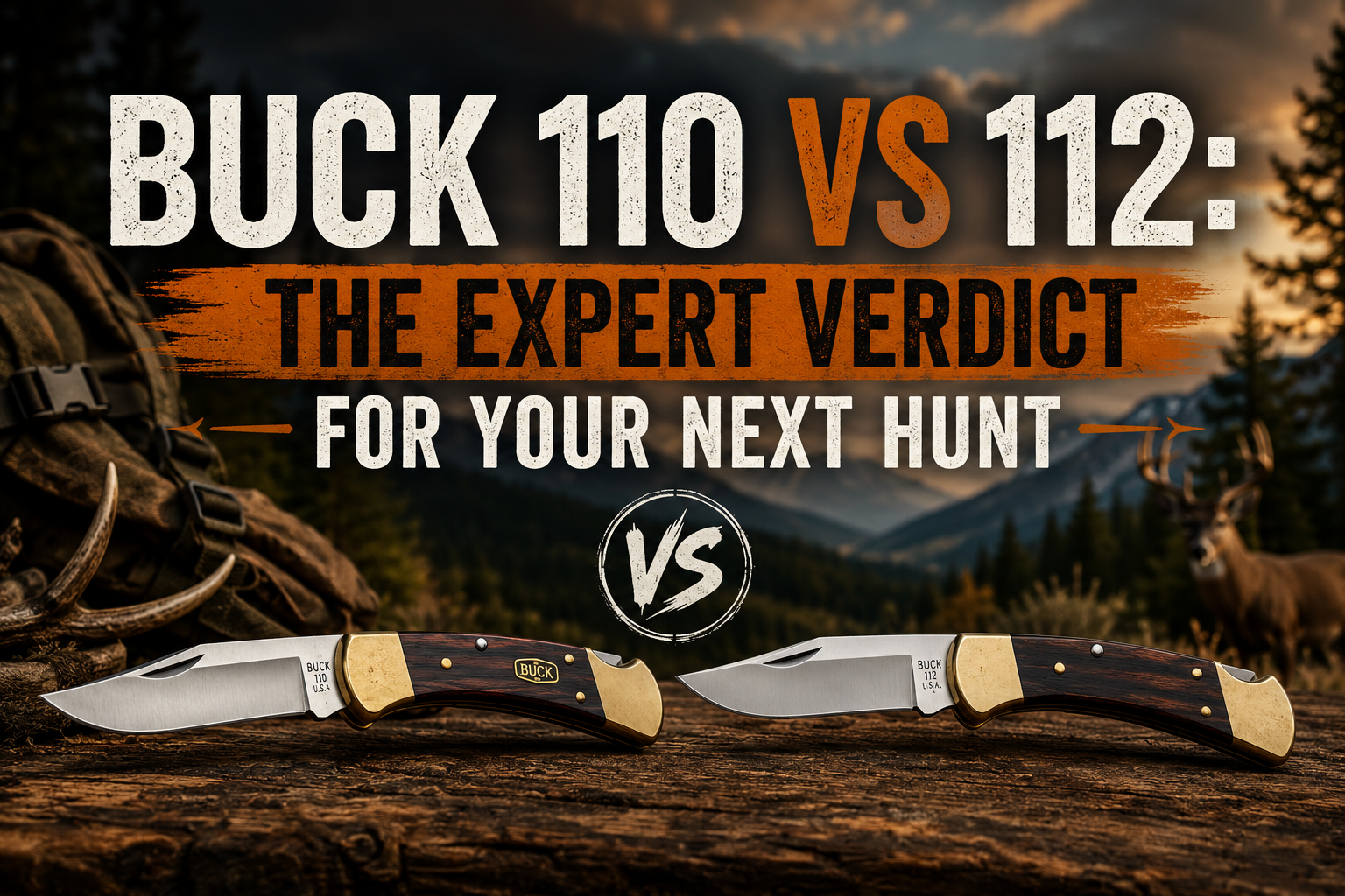 Buck 110 vs 112: The Expert Verdict for Your Next Hunt