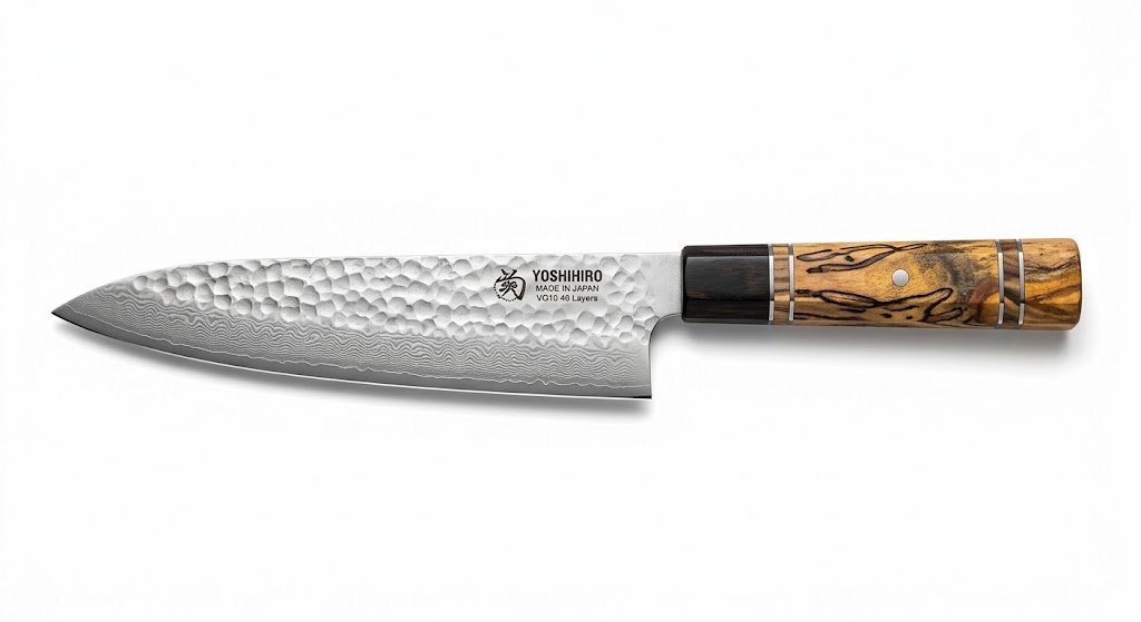 Yoshihiro VG10 46 Damascus Gyuto